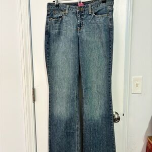 The Limited Dark Blue Flare Jeans